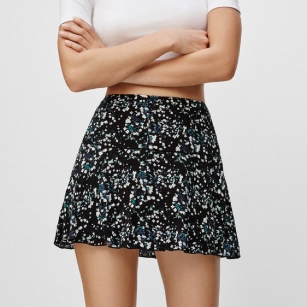 Aritzia Sunday Best Floral Mini Skirt
